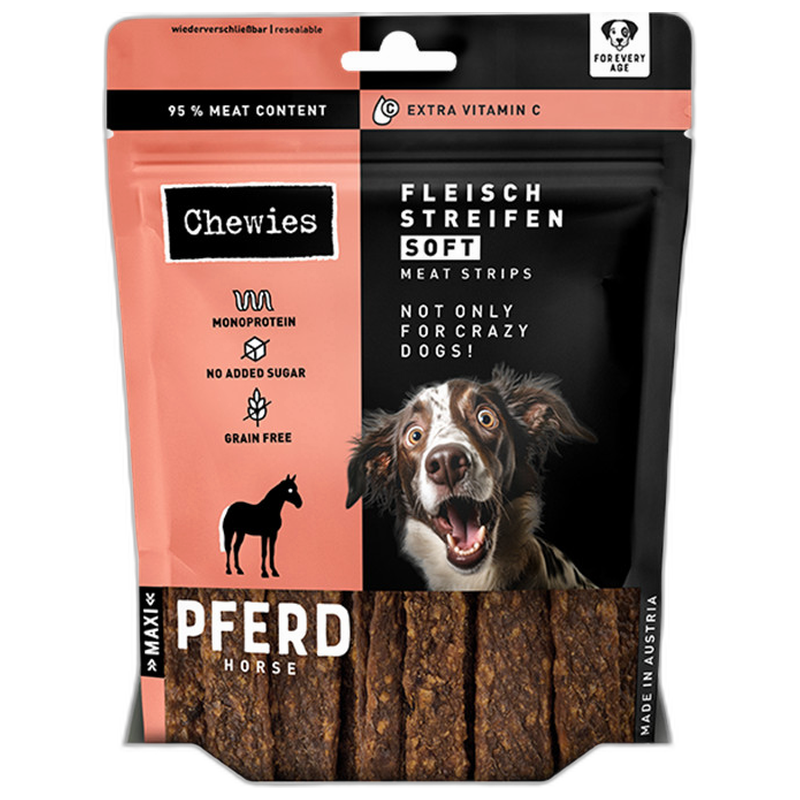 Chewies Fleischstreifen Soft Pferd 150 g