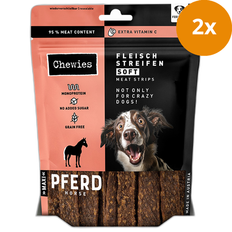 Chewies Fleischstreifen Soft Pferd 150 g