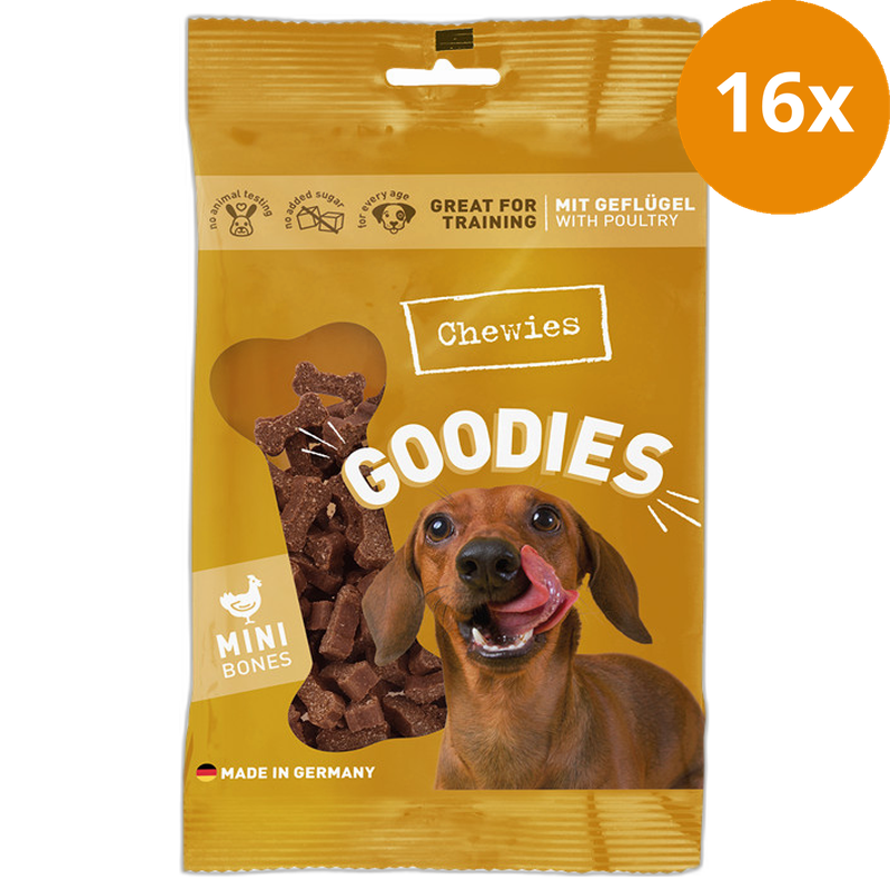Chewies Goodies Mini Geflügel 125 g