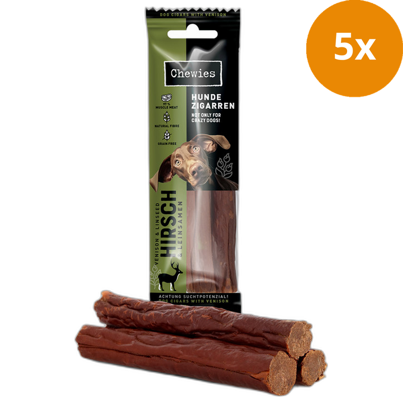 Chewies Hundezigarren Hirsch 75 g