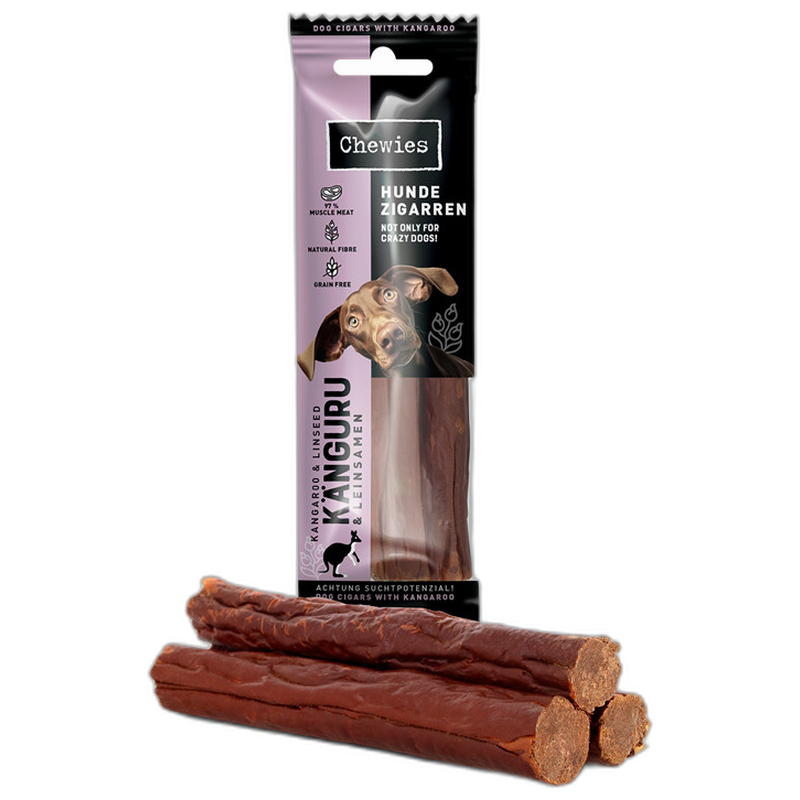 Chewies Hundezigarren Känguru 75 g