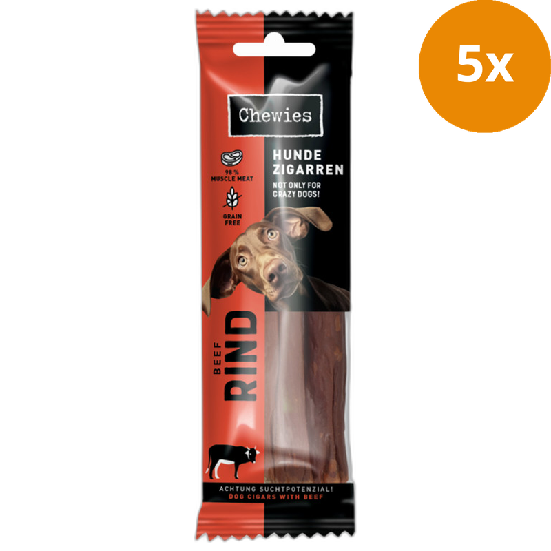 Chewies Hundezigarren Rind 75 g