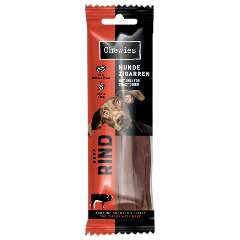 Chewies Hundezigarren Rind 75 g