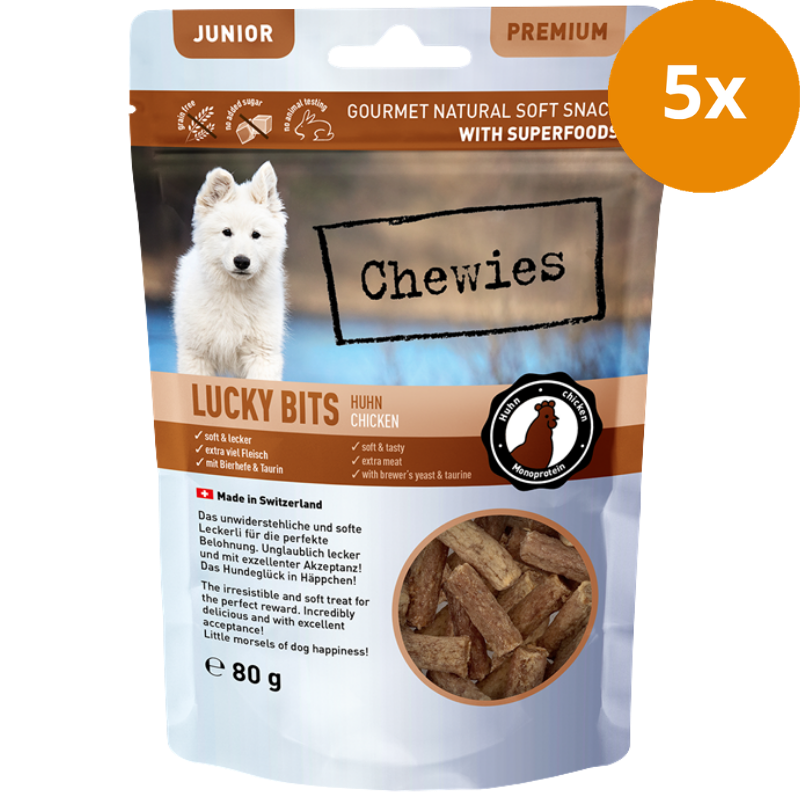 Chewies Lucky Bits Huhn Junior 80 g