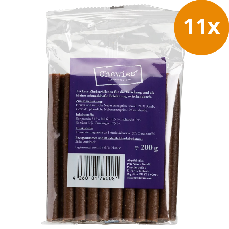Chewies Rinderröllchen 200 g