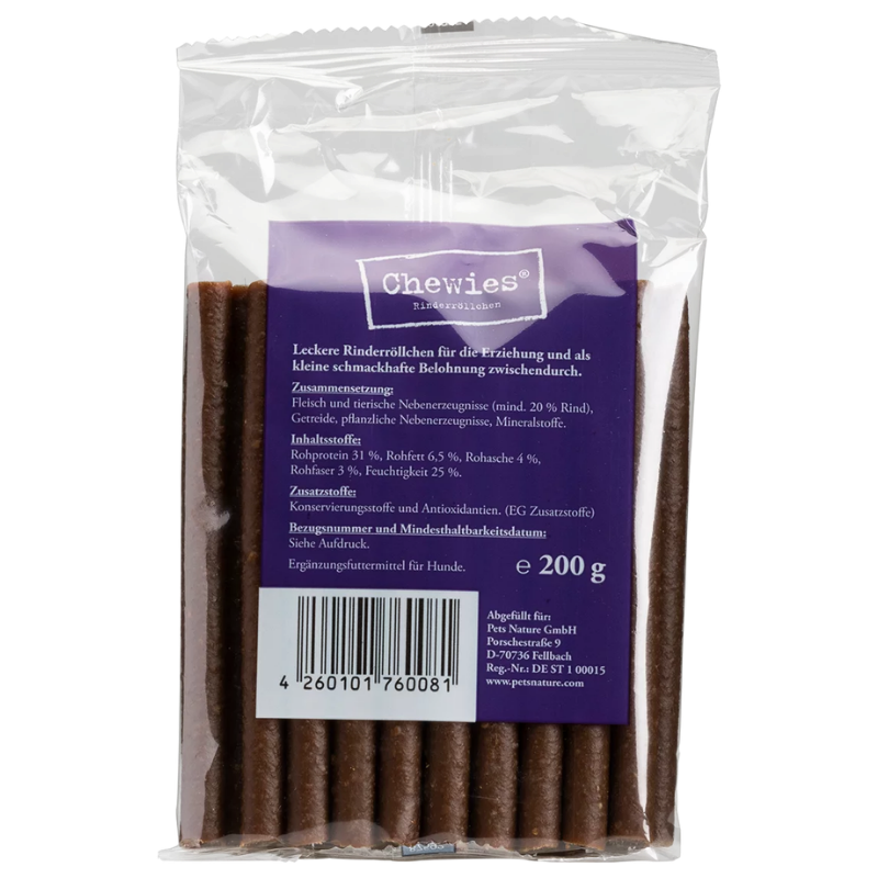 Chewies Rinderröllchen 200 g