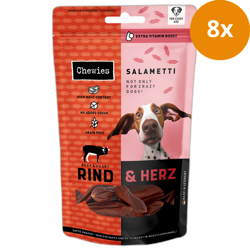 Chewies SALAMETTI Rind mit Herz 200 g