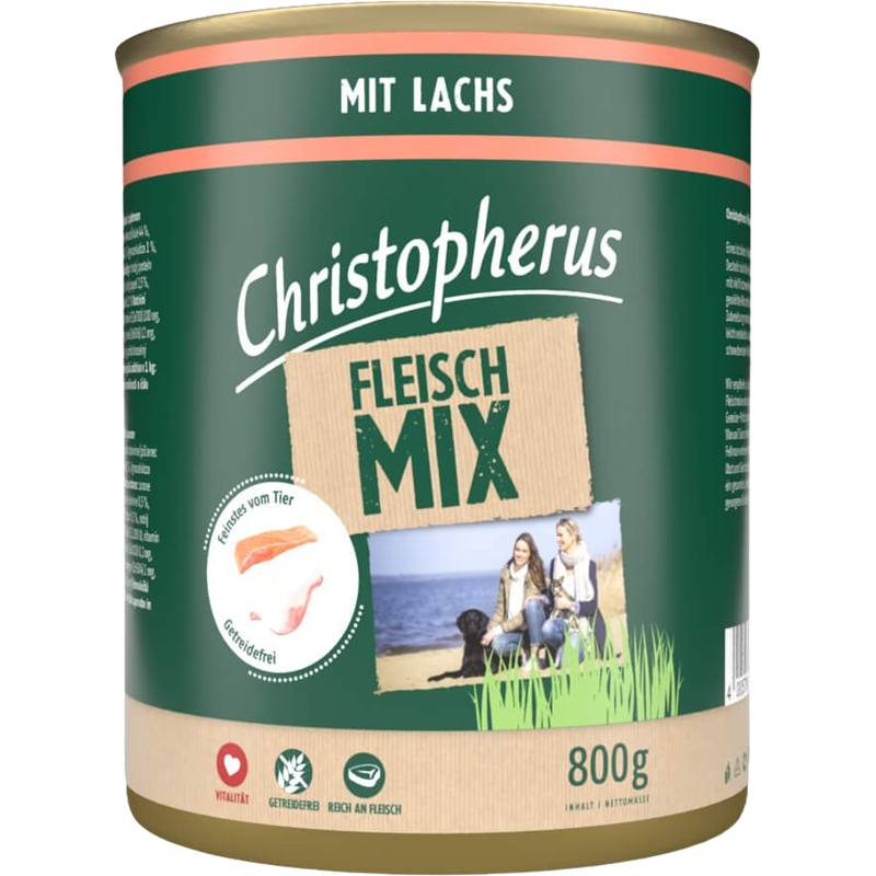 Christopherus Fleischmix Lachs 800 g