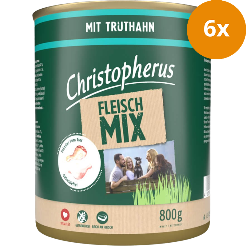 Christopherus Fleischmix Truthahn 800 g
