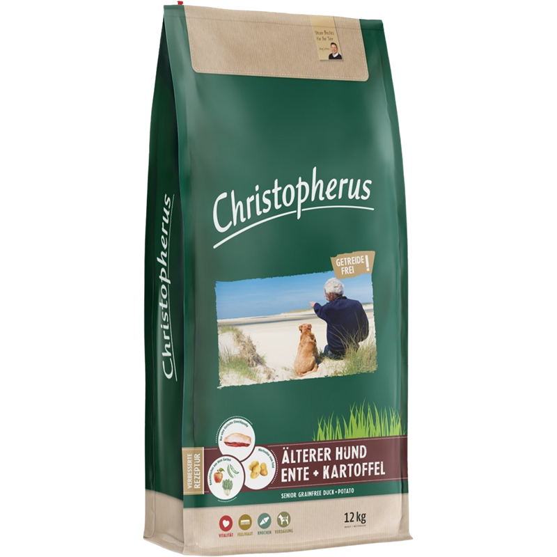 getreidefreies senior hundefutter Christopherus Getreidefrei Senior Ente & Kartoffel günstig kaufen