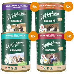 Christopherus Kombipaket 800 g – Adult Menü Mix (4 Sorten)