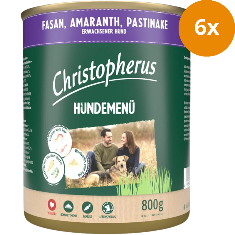 Christopherus Menü Adult Fasan & Amaranth 800 g