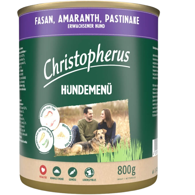 Christopherus Menü Adult Fasan & Amaranth 800 g
