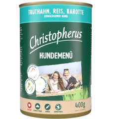 Christopherus Menü Adult Truthahn & Reis 400 g