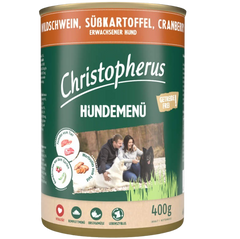 Christopherus Menü Adult Wildschwein 400 g