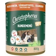 Christopherus Menü Adult Wildschwein 800 g