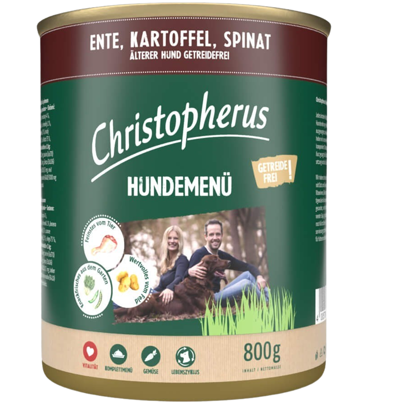 Christopherus Menü Senior Ente & Kartoffel 800 g