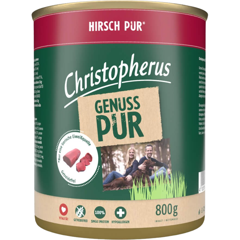 Christopherus Pur Hirsch 800 g