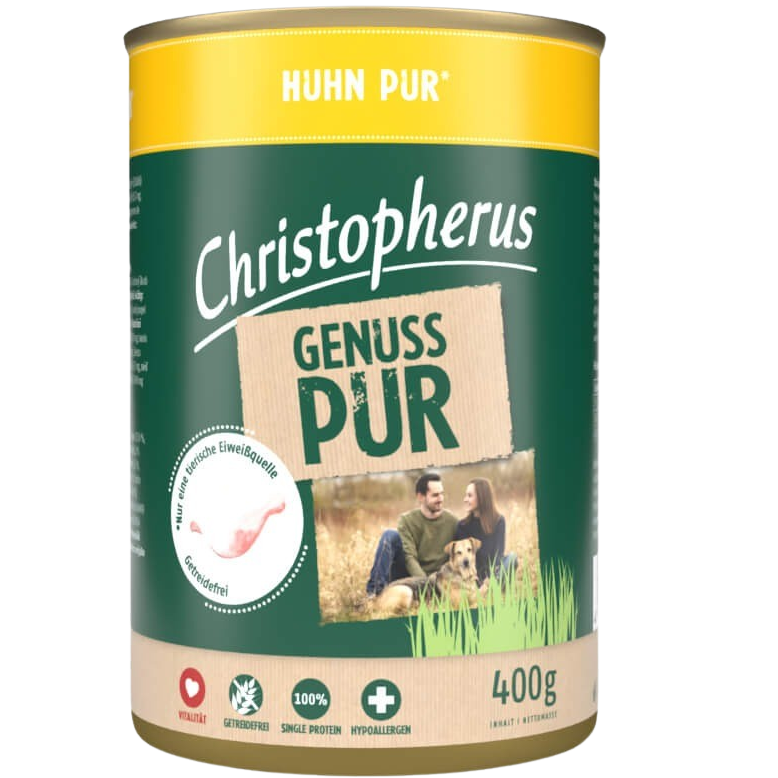 Christopherus Pur Huhn 400 g