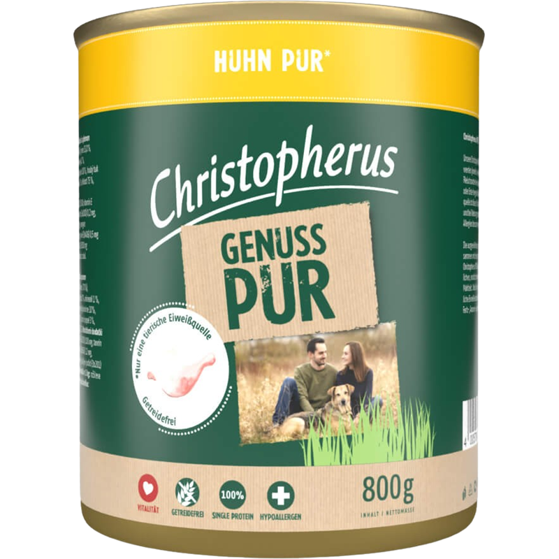 Christopherus Pur Huhn 800 g