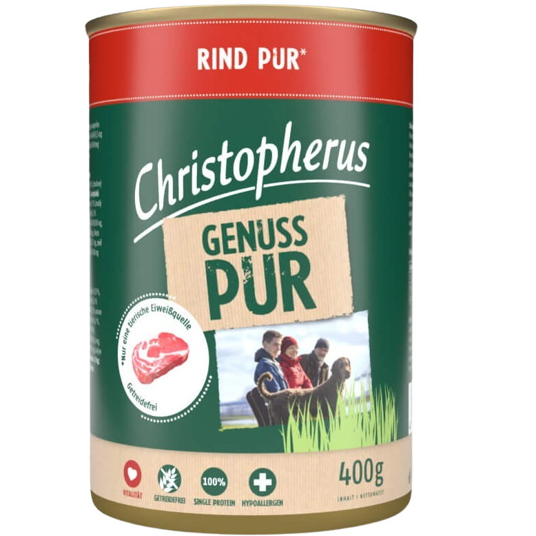 Christopherus Pur Rind 400 g