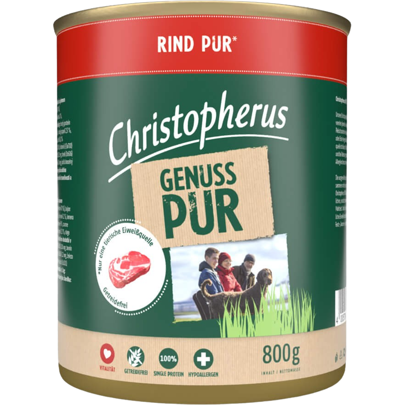 Christopherus Pur Rind 800 g