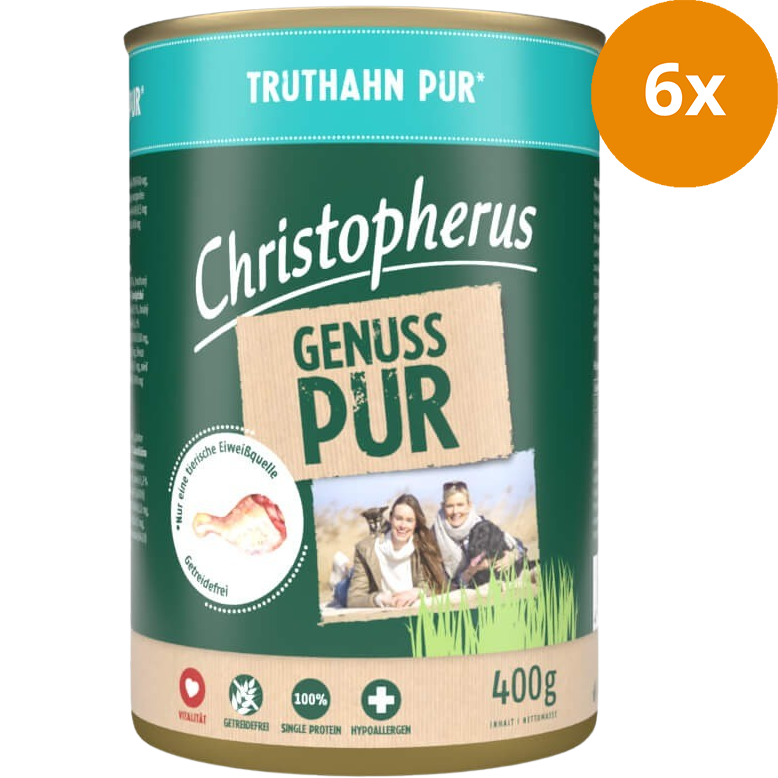 Christopherus Pur Truthahn 400 g