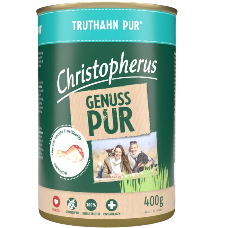 Christopherus Pur Truthahn 400 g