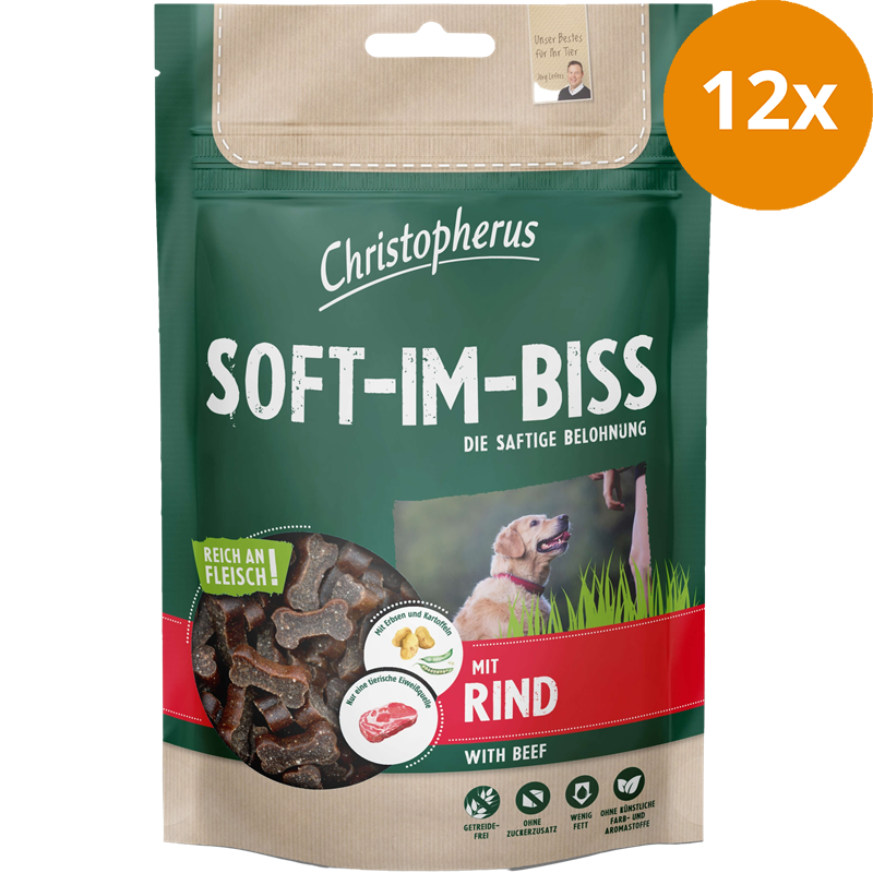Christopherus Soft-Im-Biss Rind 125 g