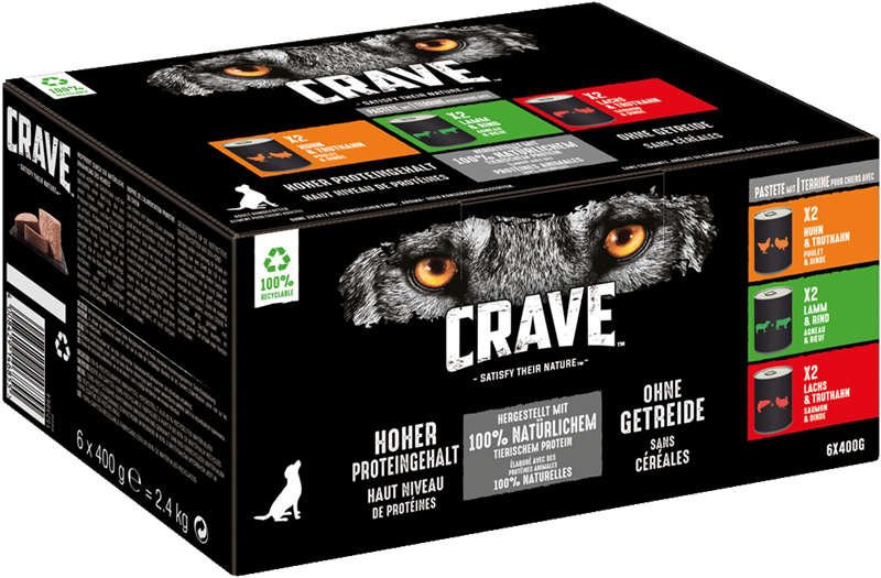 Crave Multipack Mixed Pastete 2400 g