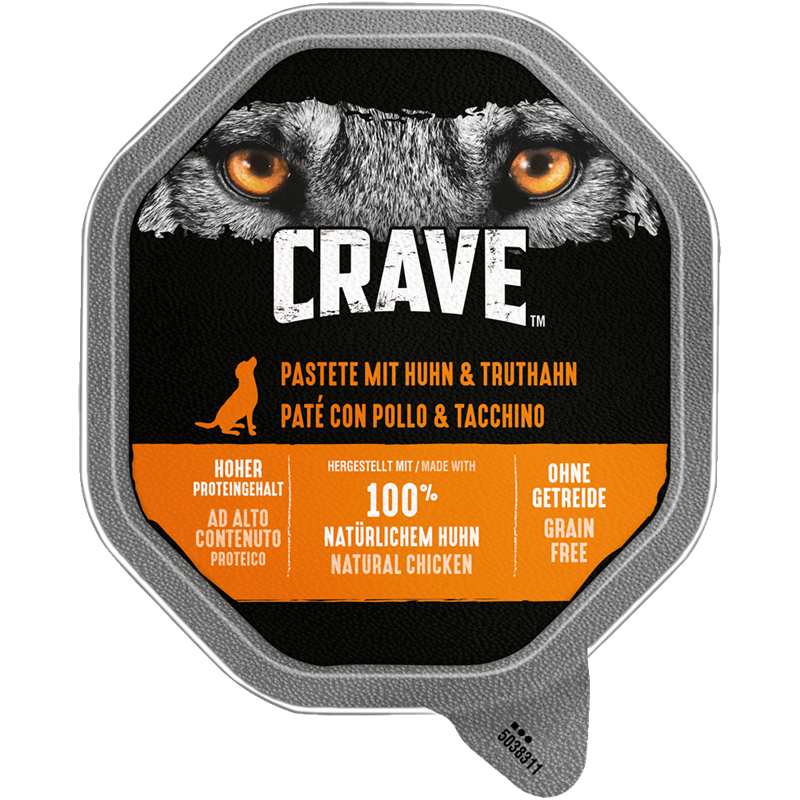 Crave Pastete Huhn & Truthahn 150 g