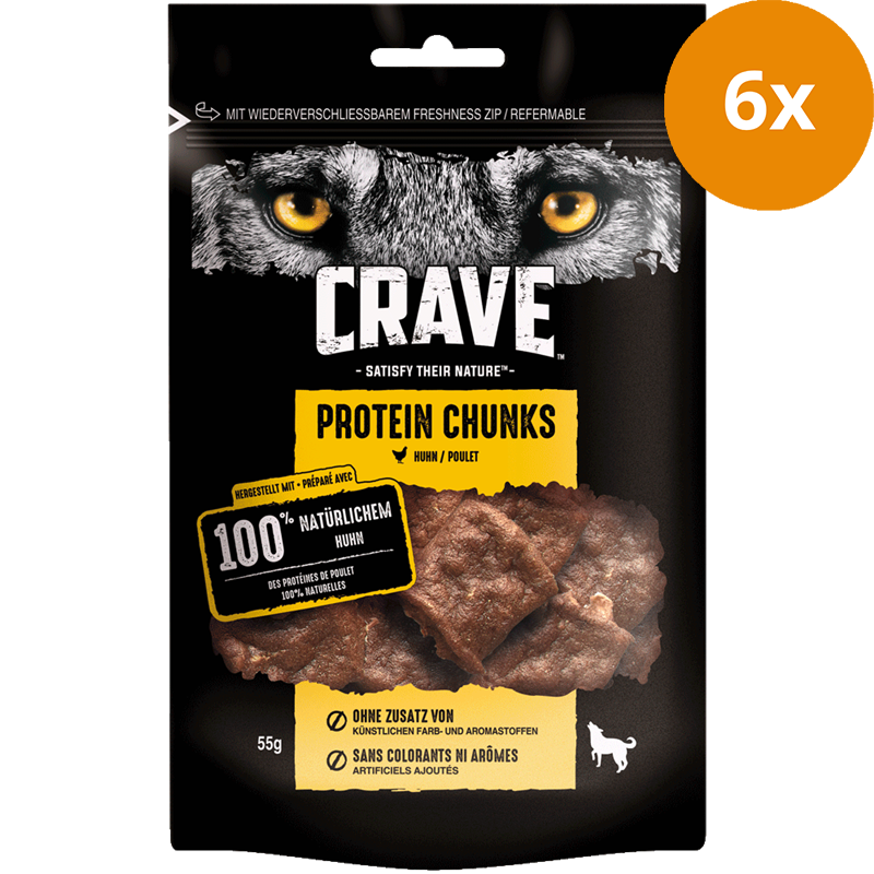 Crave Protein Chunks Huhn 55 g