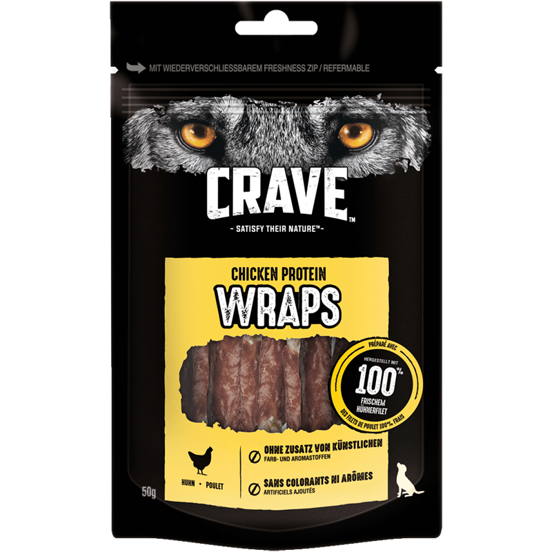 Crave Protein Wraps Huhn 50 g