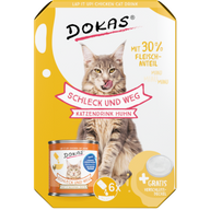 Dokas Cat Snack Schleck und weg Katzendrink 6x100g
