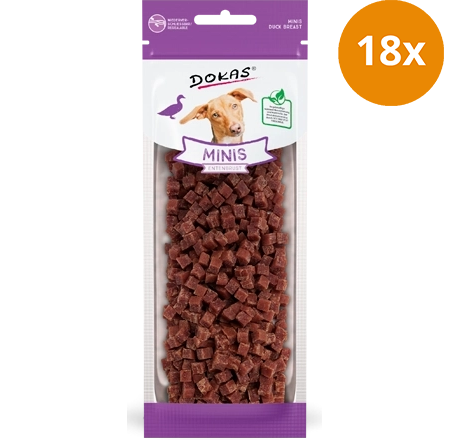 DOKAS Dog Snack Minis Entenbrust 70 g