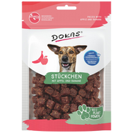 Dokas Dog Stückchen mit Apfel & Banane 105 g