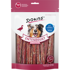 DOKAS Entenbrust in Streifen 250 g | Hundesnack