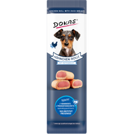 DOKAS Hühnchen-Rolle mit Ente 10 g | Hundesnack