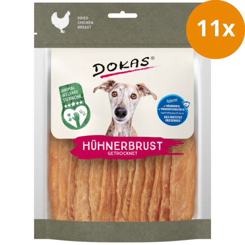 Dokas Dog Hühnerbrust Tierwohl getrocknet 170 g
