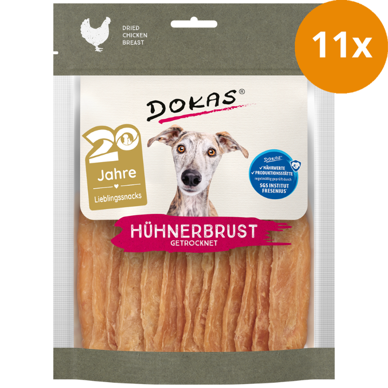 Dokas Dog Hühnerbrust Tierwohl getrocknet 170 g