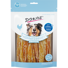DOKAS Hühnerbrust in Streifen 250 g | Hundesnack