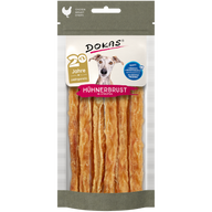 DOKAS Hühnerbrust in Streifen 50 g | Hundesnack