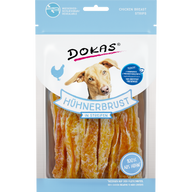 DOKAS Hühnerbrust in Streifen 70 g | Hundesnack