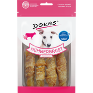DOKAS Hühnerbrust Kaurolle 90 g | Hundesnack