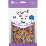 DOKAS Hühnerbrust mit Fisch 70 g | Hundesnack