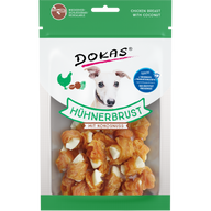 DOKAS Hühnerbrust mit Kokosnuss 60 g | Hundesnack