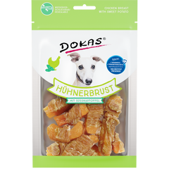 DOKAS Hühnerbrust mit Süßkartoffel 70 g | Hundesnack