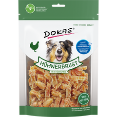 DOKAS Hühnerbrustfilet in Stückchen 200 g | Hundesnack