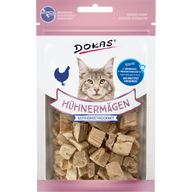 DOKAS Hühnermägen gefriergetrocknet 12 g | Katzensnack
