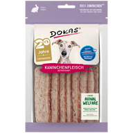 DOKAS Kaninchenfleisch 70 g | Hundesnack
